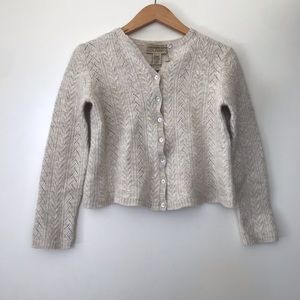 Jones New York cropped cardigan